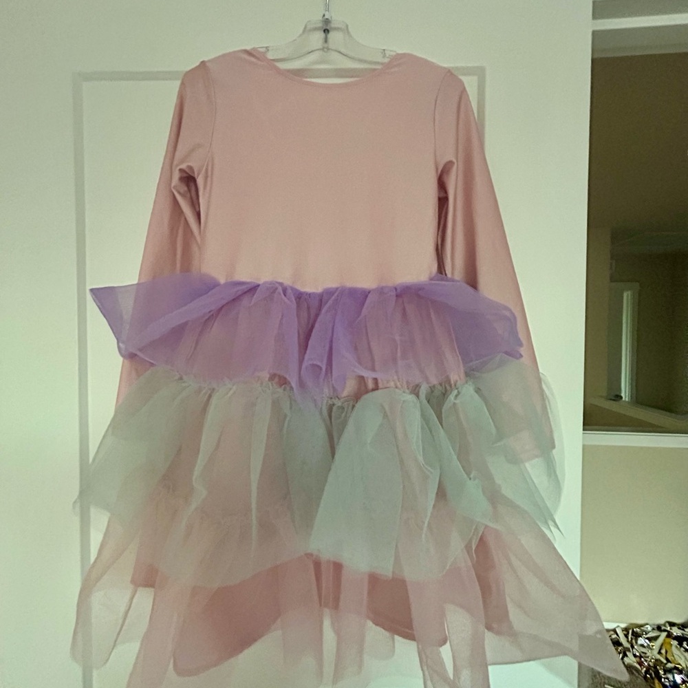 Girl’s H&M Pink and Purple Dress with Tulle Layers